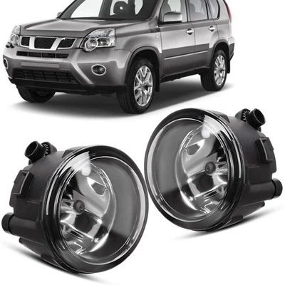 Par de luces antiniebla de parachoques delanteras para Nissan X-Trail XTrail T31 2007-2014 Foto 1 de 4