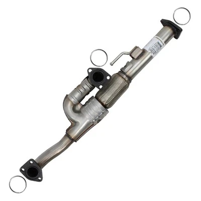 Tubo flexible delantero de escape de acero inoxidable se adapta a: 2007-2013 MDX, 2010-2013 ZDX 3,7 L Foto 1 de 4