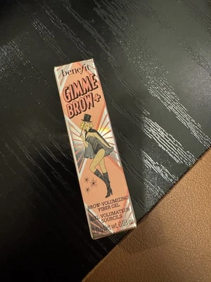 Gel voluminizador de cejas BENEFIT Gimme #3 marrón claro neutro nuevo 0,03 oz NUEVO Foto 1 de 4