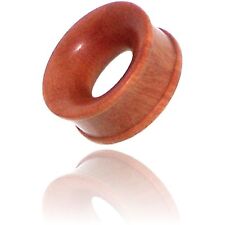 Concave Rose Wood Tunnels Plugs Pair Of 000G 7/16 Inch (12Mm)