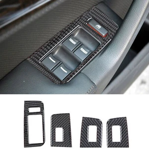 4Pcs Carbon Fiber Interior For Window Control Cover Trim For Acura TL 2004-2008 - Bild 1 von 6