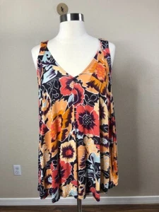 Anthropologie Vanessa Virginia Floral Swing Tank Top Bluse Gr. XS ärmellos - Bild 1 von 8