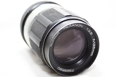 [AS IS] Konica Hexanon 135mm f/3.5 Telephoto Lens From Japan #A101706 - Image 1 of 4