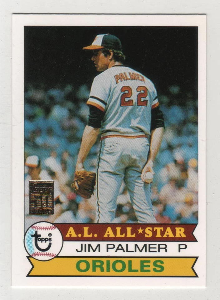 2001 Topps Through the Years Reprint #28 Jim Palmer Baltimore Orioles BV$3 - Image 1 of 1