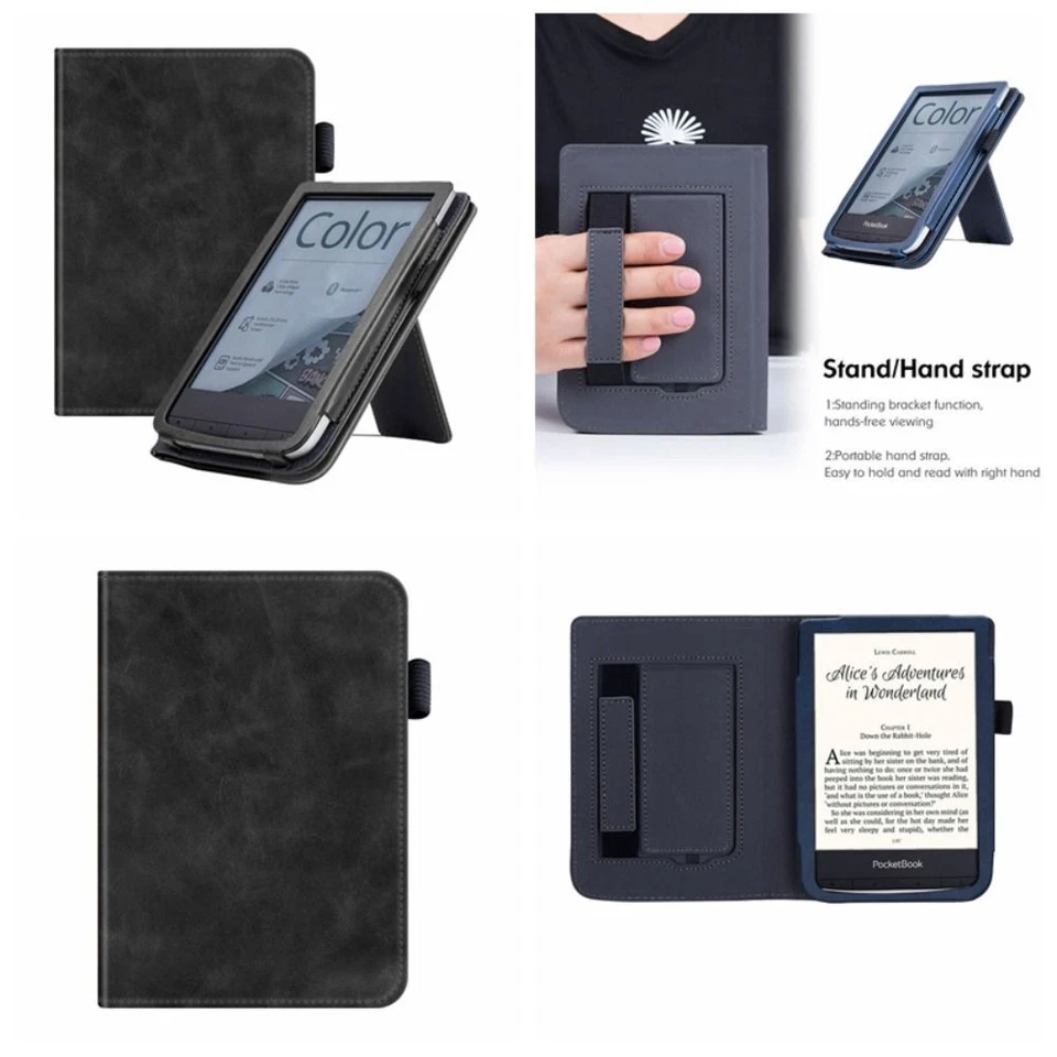 Auto Sleep/Wake Smart Cover for Pocketbook Basic 4/Lux 5/Color/HD 3/Lux 4/Lux2 - Image 1 of 4