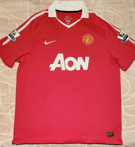 Manchester United  vintage Nike Soccer Jersey #10 Rooney Cover
