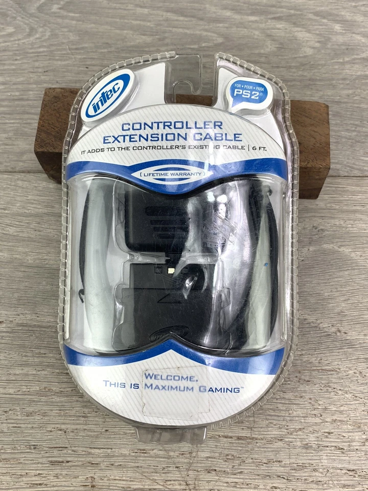 Intec PS2 Controller Extension Cable, 6FT, NEW/ SEALED (TUB 1) SEALED - Image 1 of 4