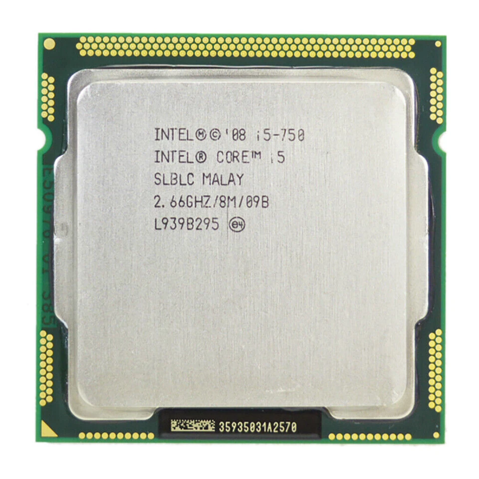 Intel Core i5-750 CPU Quad-Core 2.66GHz / 8MB LGA1156 SLBLC Processor - Image 1 of 1