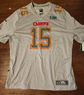 NFL Super Bowl LVII Kansas City Chiefs Nike Mahomes On Field Jersey #15 Sz 3XL   - Image 1 of 4