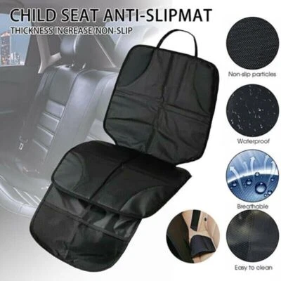 Car Seat Cover Under Child Seat Leather Saver Protector Mat  Anti-Slip Safety AU - image 1 of 4