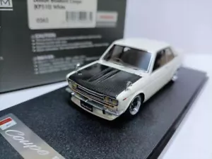 IG Ignition 1/43 Datsun Bluebird Coupe KP510 White #0263 Resin Car Model - Picture 1 of 6