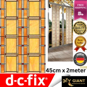 D-C-Fix klebrige Rückseite Kunststoff Buntglas Effekt Kunst/Handwerk 45cm x 2m 346-0437 - Bild 1 von 5