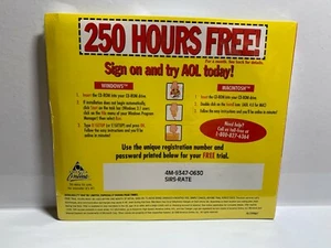 AOL 5.0 America Online Vintage Disc 250 Free Hours New Disk 1999 Sealed - Picture 1 of 2