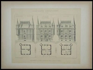 VIEURE, CHATEAU DE NINEROLES - 1895 - GRANDE LITHOGRAPHIE - MURET - Picture 1 of 1