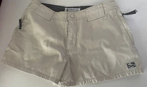 BILLABONG junior sz 3 vintage zip pocket cream chino shorts - Picture 1 of 8
