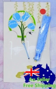 Brand New Metal Bookmark Pendant Gift Book Tulip Flower - Foto 1 di 3