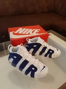 Nike Air More Uptempo Weiss/Königsblau Gr 47 - Bild 1 von 10
