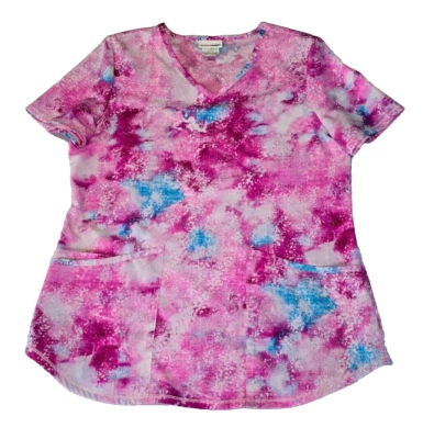 Scrubstar Premium Scrub wear TAMANHO S Performance Medical Top em excelente estado usado - Imagem 1 de 4