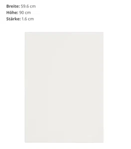 ⚡IKEA Faktum Fronten Küche weiß APLARED / APPLAD Tür, 60x90cm, 104.317.73⚡ - Bild 1 von 1