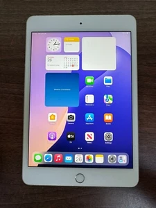 Apple iPad Mini (5th Gen) (64GB, Wi-Fi, 7.9in - Silver) - 3 Month Warranty - Afbeelding 1 van 7