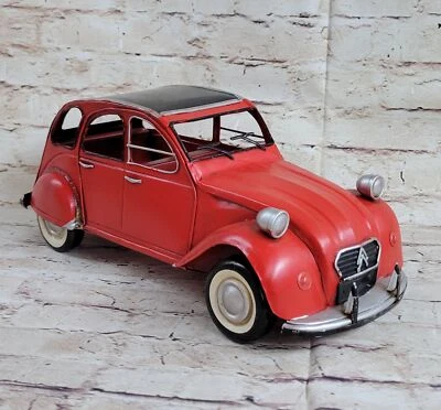 Citroen 2cv Street Classics Modelo Escala 1:12 Diecast Réplica Miniatura Coche Decoración Foto 1 de 4