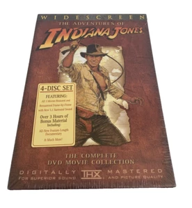 The Adventures of Indiana Jones Complete DVD Movie Collection R1 New & Sealed - Picture 1 of 5