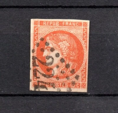 France 1870 old 40 Centimes Ceres stamp (Michel 43) nice used - Image 1 of 2