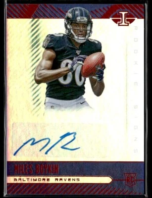 L3,136 - 2019 Panini Illusions Rookie Signs Orange #RSMIB Miles Boykin Auto - Image 1 of 2