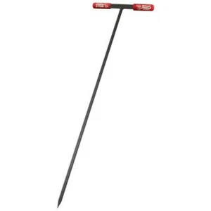 Soil Probe T-Style Handle Leverage Steel Sharpened Tip Irrigation Cultivation - Picture 1 of 4