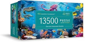 NEW Trefl Jigsaw Puzzle UFT 13 500 Pieces 81027 Dive into Underwater Paradise - Imagen 1 de 5