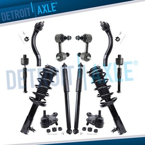 Front Struts Springs Rear Shocks Sway Bars Tie Rods for 2006 - 2011 Honda Civic