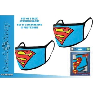 DC SUPERMAN LOGO FACE COVER.MASK SET(2) by PYRAMID INTERNATIONAL - Imagen 1 de 1