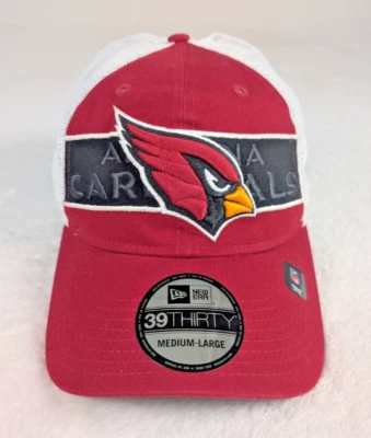 Gorra elástica Arizona Cardinals Team New Era 39Thirty M/L nueva con etiquetas Foto 1 de 4