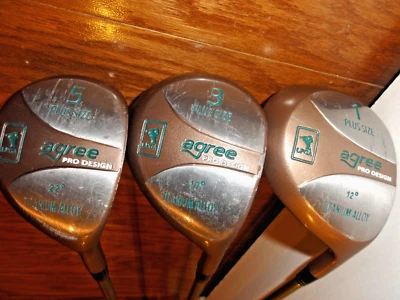 Agreement PRO Design Plus 尺寸 (1-3-5) 3 件套木质套装 LH ~ 女士石墨杆身 — 第 1/4 张图片