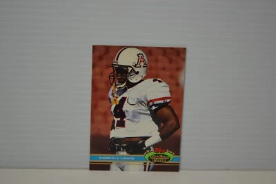 1991 TOPPS STADIUM CLUB FOOTBALL CARD HOUSTON OILERS #414 DARRYLL LEWIS - Image 1 of 2