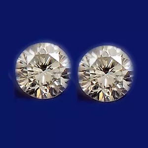 0.14Ct Brilliant Round Shape 100% Certified Natural White Loose Diamond Pair - Picture 1 of 1