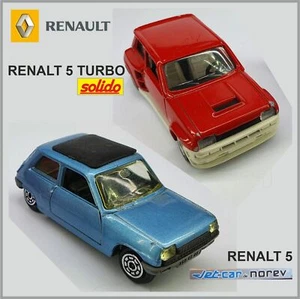 NOREV RENAULT 5 - SOLIDO RENAULT 5 TURBO 1:43 SENZA SCATOLA (C182) - Foto 1 di 12