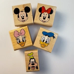 Mickey Portrait 375C, Minnie, Donald, Daisy, Goofy~Disney~Rubber Stampede Stamps - Picture 1 of 12