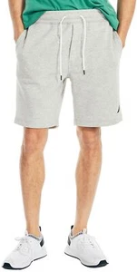 NAUTICA Herren weiche Baumwolle Fleece Jogginghose Gym Aktiv Sweat Shorts (XL, grau HTR), X- - Bild 1 von 6
