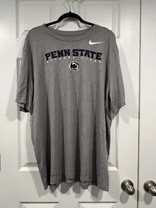 Penn State Nittany Lions Nike Tee Shirt Mens 3XL Gray Grey Dri Fit - Picture 1 of 3