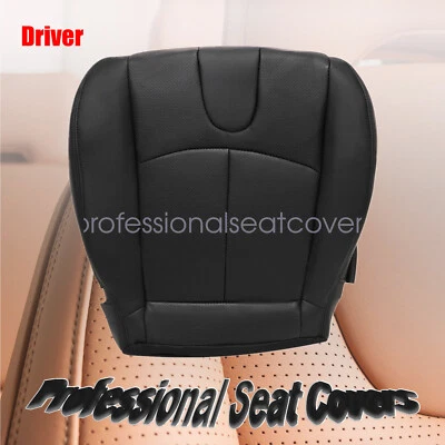 Cubierta de asiento de cuero perforada inferior negra para conductor 13 Infiniti G37 2008-2012 Foto 1 de 4