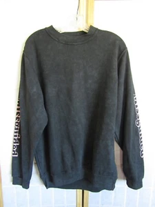 NWT Missguided Black Round Neck Long Sleeved Brushed Sweatshirt Women's Size S - Picture 1 of 5
