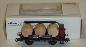 MÄRKLIN HO, VAGÓN EXCELENTE CON BARRILES CON GARITA REF. 46744, INSIDER AÑO 2003 - Bild 1 von 5