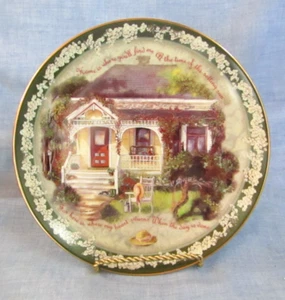 BRADFORD EXCHANGE COLLECTOR PLATE 8TH ISSUE IN THE WELCOME HOME SERIES 1999 - Picture 1 of 2