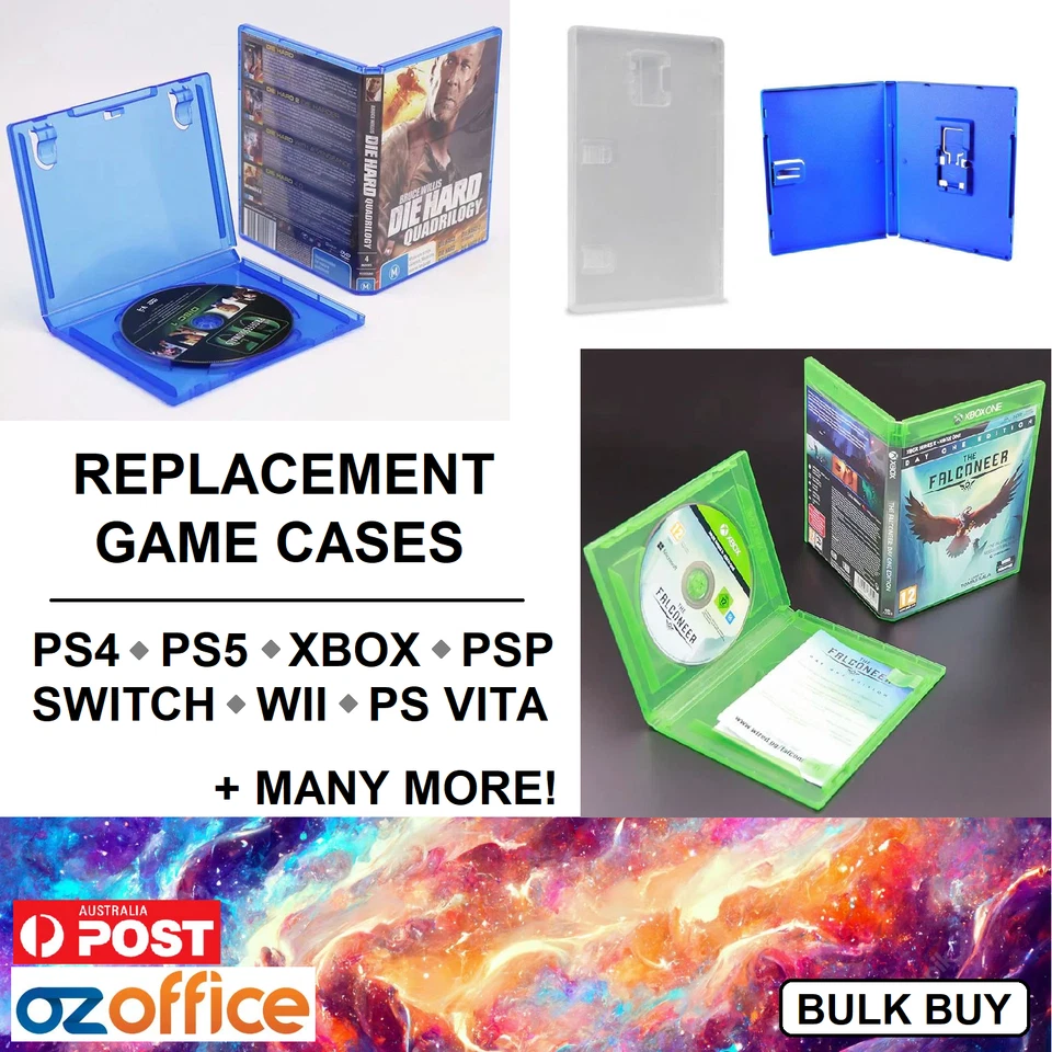 ASSORTED Replacement Game Case - PS4 PS5 XBOX One PSP Nintendo Switch PS Vita - image 1 of 1