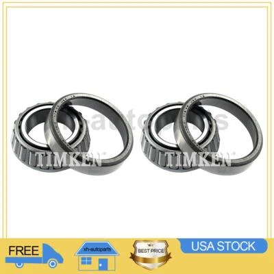 Juego de 2 cojinetes de rueda Timken interiores traseros y carreras para Ford Aspire 1994~1997 Foto 1 de 4