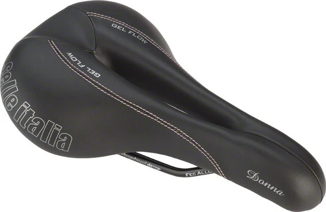 Selle Italia Donna Gel Flow Saddle - Manganese, Black, Women's - Image 1 of 1