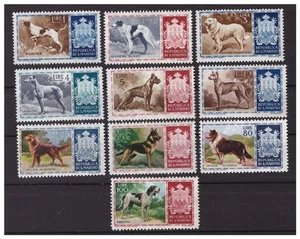 SAN MARINO 1956 - RASSENHUNDE SERIE NEU ** POSTFRISCH - Bild 1 von 1
