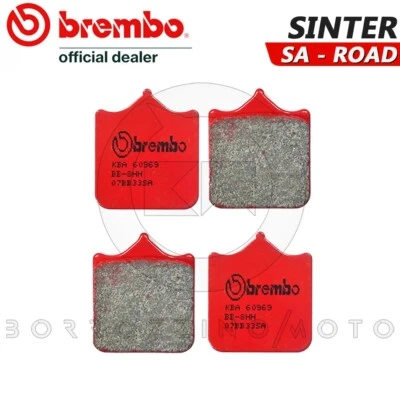 4 PASTIGLIE FRENO ANTERIORI BREMBO SINTERIZZATE 07BB33SA HUSQVARNA SMR450 2007 Foto 1 de 3