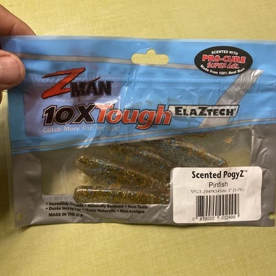 Z-Man Perfumado Poggyz 3" SPG3-294 Pinfish Accesorio de Pesca Foto 1 de 4